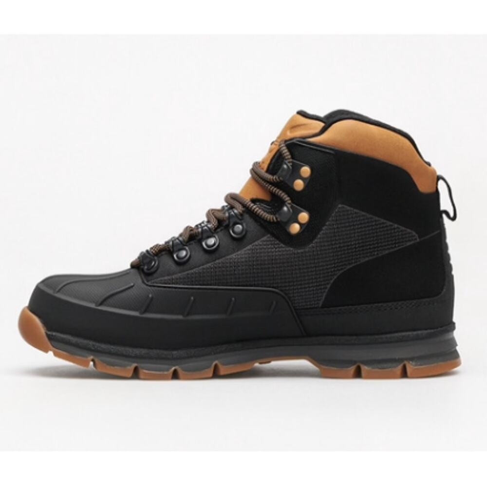 Timberland Men's Black Lace Up Ankle Euro Hiker Boots Size 12M - Picture 4 of 10